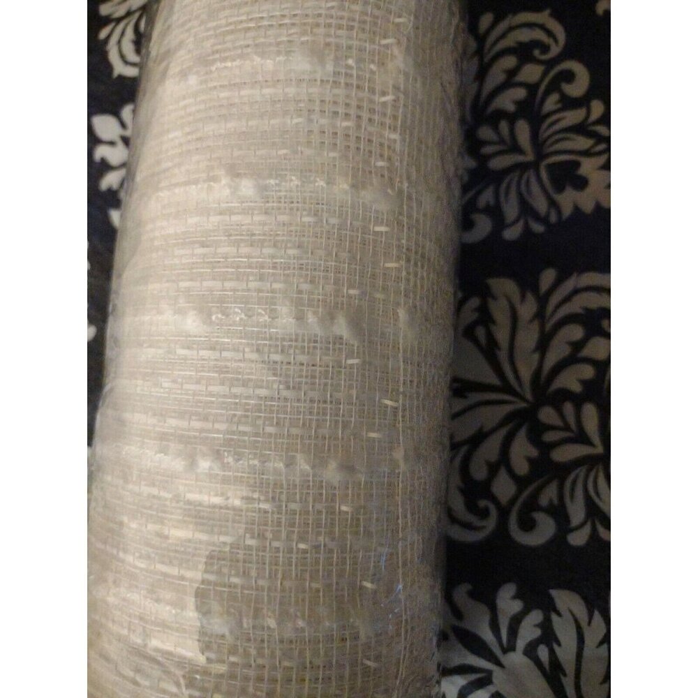 Craft Wreath Deco Mesh Ribbon - 10" x 10 Yards - White Ribbon DIY - Picture 4 of 6